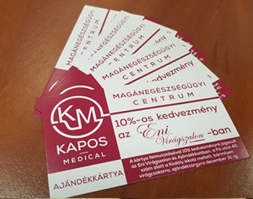 KEDVEZMÉNYKÁRTYÁVAL KEDVESKEDÜNK PÁCIENSEINKNEK