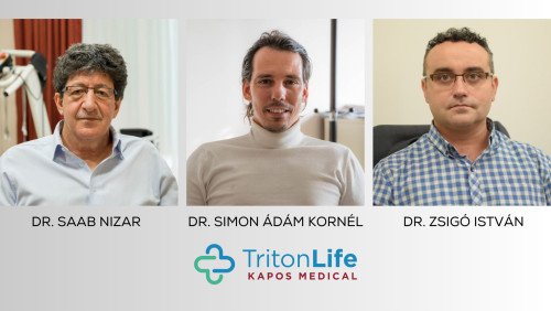 Három kiváló ortopéd szakorvos az ön gyógyulásáért a TritonLife Kapos Medicalban